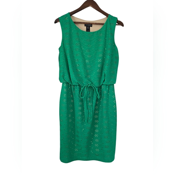 Enfocus Studio Green Layered Sleeveless  Dress Size 12 - Picture 1 of 11